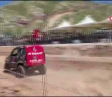 Sivas&rsquo;ta Off Road oyunları nefes kesti: Bir ara&ccedil; parkurda takla attı