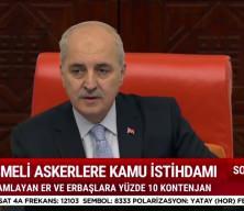 S&ouml;zleşmeli askerlere kamu istihdamı hamlesi
