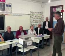 &Uuml;&ccedil; ilde yerel ara se&ccedil;im başladı: 6 beldede başkanlar belli olacak