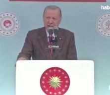 Cumhurbaşkanı Erdoğan'dan Edirne'ye tarihi &ouml;vg&uuml;: İstanbul'un fethini m&uuml;jdeleyen mektep