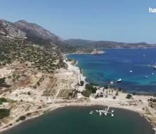 Bakan Ersoy d&uuml;zenlemeleri paylaştı: Knidos &Ouml;ren Yeri yeni y&uuml;z&uuml;yle ziyarete hazır!