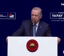 Başkan Erdoğan: "T&uuml;rkiye Yapay Zeka Eylem Planı ile katma değerin 1 trilyon lirayı aşmasını bekliyoruz"