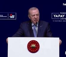 Cumhurbaşkanı Erdoğan T&uuml;rkiye Yapay Zeka Zirvesi'nde konuştu