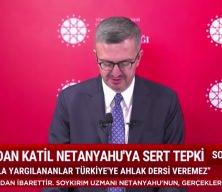 Cumhurbaşkanı Erdoğan'ı hedef alan Netanyahu'ya T&uuml;rkiye'den peş peşe tepkiler