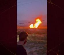 Dağıstan'dan kıyametvari sahneler: Doğalgaz boru hattı patladı