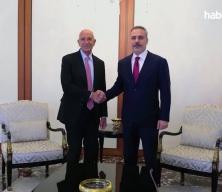 Dışişleri Bakanı Fidan, ABD'nin Ankara B&uuml;y&uuml;kel&ccedil;isi Barrack'ı kabul etti