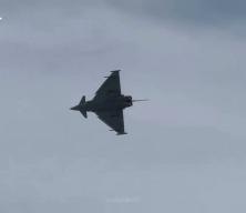 Eurofighter'lar ilk kez T&uuml;rk bayrağıyla havalandı! Resmen tanıtıldılar