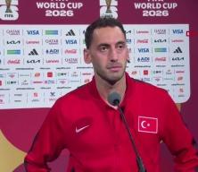 Kaptan Hakan &Ccedil;alhanoğlu"Bir ma&ccedil; kaybettik diye umudumuzu kaybetmedik, kaybetmeyeceğiz de" dedi...