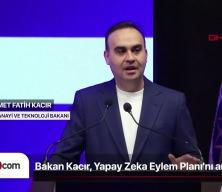 Bakan Mehmet Fatih Kacır "Yapay zeka eylem planları" hakkında a&ccedil;ıklamalarda bulundu