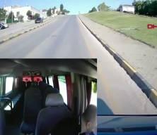 Savcı ile minib&uuml;s şof&ouml;r&uuml;n&uuml;n trafikteki tartışması kamerada