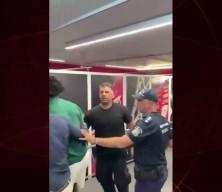 Yunan derbisinde skandal g&ouml;r&uuml;nt&uuml;ler: Ma&ccedil; bitti yumruklar konuştu! 