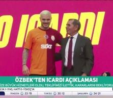 Icardi'den s&uuml;rpriz şart! &Ouml;zbek'ten sert yanıt: "Burası Galatasaray"