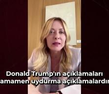 Trump'ın a&ccedil;ıklamasının ardından Meloni, ABD'ye rest &ccedil;ekti