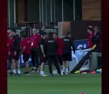 A Milli Takım, Paraguay ma&ccedil;ı hazırlıklarına başladı: Montella&rsquo;dan Yunus ve Kerem g&ouml;r&uuml;şmesi