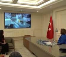 Başkan Şahin sıfır atık ve uzay teknolojileri alanında uluslararası başarı elde eden &ouml;ğrencileri ağırladı