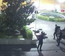 Bursa'da işverenler ile motokuryelerin kavgası kamerada: 10 g&ouml;zaltı