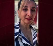 İslam d&uuml;şmanı bir kadın baş&ouml;rt&uuml;l&uuml; kadınları hedef alarak &ldquo;B&uuml;t&uuml;n kapalılar imha edilsin&rdquo; diyerek kin kustu.