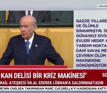MHP lideri Bah&ccedil;eli'den Cumhurbaşkanı Erdoğan'a hakaretlerde bulunan Netenyahu'ya tepki g&ouml;sterdi