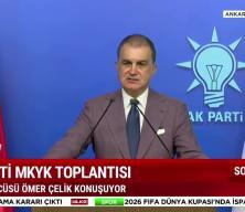 AK Parti S&ouml;zc&uuml;s&uuml; &Ccedil;elik ABD İran barış g&ouml;r&uuml;şmeleri hakkında konuştu.