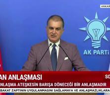 AK Parti S&ouml;zc&uuml;s&uuml; &Ccedil;elik Ter&ouml;rs&uuml;z T&uuml;rkiye s&uuml;reci hakkında a&ccedil;ıklamalarda bulundu
