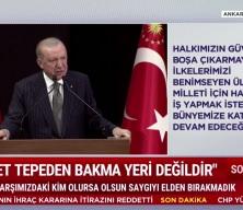 Başkan Erdoğan: "Siyaset tepeden bakma yeri değildir"