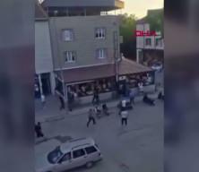 Bursa sokaklarında ıstakalaı kemerli kavga