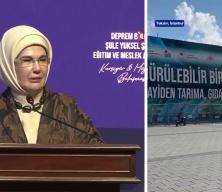 Emine Erdoğan sıfır atık sergisini işaret etti: "Bir damla suyun kıymetini hatırlatıyor"