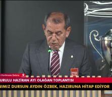 Galatasaray başkanı Dursun &Ouml;zbek kul&uuml;b&uuml;n yeni projelerini a&ccedil;ıkladı