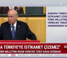 MHP lideri Bah&ccedil;eli Avrupa Parlemantosu'nun T&uuml;rkiye raporuna tepki g&ouml;sterdi...