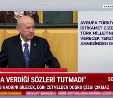 MHP lideri Bah&ccedil;eli Rumların Kıbrıs &uuml;zerinde oynadıkları oyunlara tepki g&ouml;sterdi