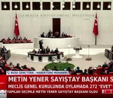 Sayıştay başkanı yeniden Metin Yener oldu!