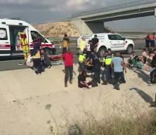 Aksaray&rsquo;da otob&uuml;s yoldan &ccedil;ıktı: Yaralılar var