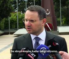 Adalet Bakanı Akın G&uuml;rlek Azerbaycan Cumhurbaşkanı Aliyev ile bir araya geldi