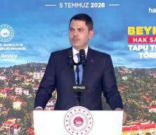 Bakan Kurum'dan Beykoz'da tapu ve konut indirimi m&uuml;jdesi