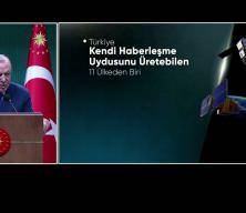 Cumhurbaşkanı Erdoğan: Kendi haberleşme uydusunu &uuml;retebilen 11 &uuml;lkeden biriyiz