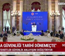 Cumhurbaşkanı Erdoğan T&uuml;rkiye'deki NATO zirvesi &ouml;ncesi 'Tarihi bir d&ouml;neme&ccedil;' diyerek uyarılarda bulundu