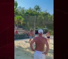 Galatasaray'ın iki yıldızı plaj voleybolunda kozlarını paylaştı