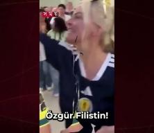 'Gazze'de hemşireydim' diyen İsko&ccedil; taraftardan Filistin s&ouml;zleri! Vicdanın sesi oldu