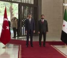 İ&ccedil;işleri Bakanı &Ccedil;ift&ccedil;i Suriyeli mevkidaşı ile g&ouml;r&uuml;şt&uuml;