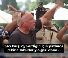 israilli bakan Smotrich'e t&ouml;rende şok protesto: "Sahneden in, burada olmaya layık değilsin"