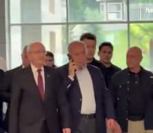 Kemal Kılı&ccedil;daroğlu, Deniz G&ouml;ktaş'a destek vermek i&ccedil;in &Ccedil;ağlayan Adliyesi'nde