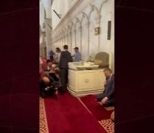 İ&ccedil;işleri Bakanı Mustafa &Ccedil;ift&ccedil;i Suriye'de Emevi Camii'ni ziyaret etti