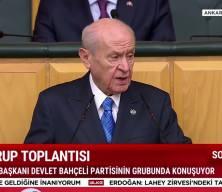 MHP Genel Başkanı Bah&ccedil;eli saldırgan İsrail'in b&ouml;lgedeki pervasızlığına isyan etti!