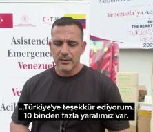 Venezuela'da depremlerden en &ccedil;ok etkilenen La Guaira'nın Valisi Jose Alejandro Teran'dan T&uuml;rkiye'ye teşekk&uuml;r