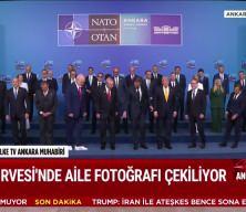 Ankara'da tarihi kare! NATO Liderler Zirvesi'nde aile fotoğrafı &ccedil;ekildi