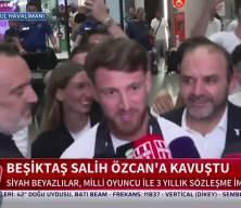 Beşiktaş'ın yeni transferi Salih &Ouml;zcan, İstanbul'a geldi