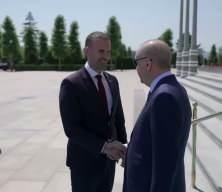 Cumhurbaşkanı Erdoğan, Karadağ Başbakanı Spajic'i K&uuml;lliye'de kabul etti