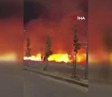 Diyarbakır&rsquo;da geceyi g&uuml;nd&uuml;ze &ccedil;eviren yangın