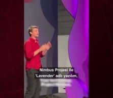 Filistinli aktivisi İsrail&rsquo;e yapay zeka desteği sunan Amazonu protesto etti
