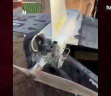 Karasu sahiline vuran İHA'yı evine g&ouml;t&uuml;r&uuml;p ekiplere bildirdi